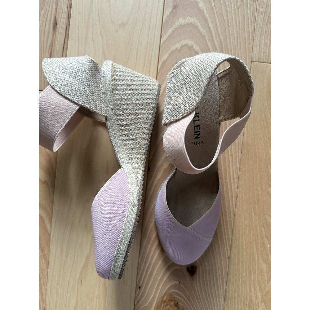 New Anne Klein 8.5 iFlex Women's Zoey Espadrille Pastel Baby Pink - Picture 3 of 8